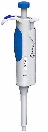 COLE-PARMER Single-Channel Pipettor: 1 Channels, 500 ul Capacity - Max, Manual Fixed Volume (MPN 2450115). Key specifications — Color: Blue; Brand: COLE-PARMER; Pipetter Type: Manual Fixed Volume; Autoclavable: Autoclavable; Product Type: Single-Channel Pipettor.