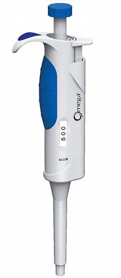 COLE-PARMER Single-Channel Pipettor: 1 Channels, 500 ul Capacity - Max, Manual Fixed Volume (MPN 2450115). Key specifications — Color: Blue; Brand: COLE-PARMER; Pipetter Type: Manual Fixed Volume; Autoclavable: Autoclavable; Product Type: Single-Channel Pipettor.
