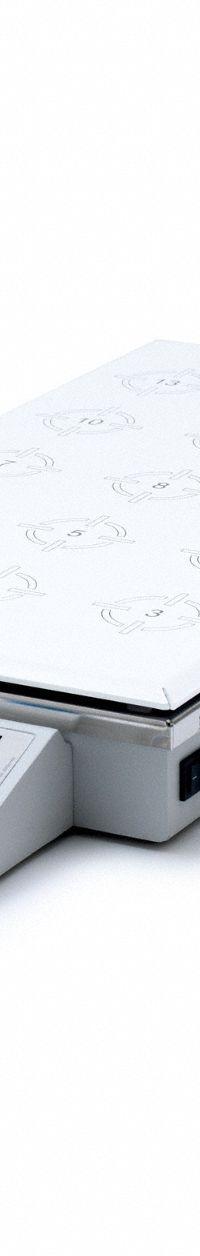 VELP SCIENTIFIC Hot Plate Stirrer: US Std Plug Type, 15 Positions, 8 3/4 in Plate Wd, 17 in Plate Lg (MPN F20510531). Key specifications — attr1025312: VELP SCIENTIFIC; attr1025316: Digital; attr1025320: Yes; attr1025337: Hot Plate Stirrer; attr1029342: Hot Plate Stirrer; attr1071280: 115V AC; attr1433246: US Standard.