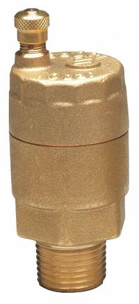 Air Vent: One Port, Top Port, 1 in MNPT, For Water, Brass Body, 150 psi Max., 240°F Max., Bottom (MPN FV-4M1- 1). Key specifications — Product Type: Air Vent; Brand: WATTS; Manufacturer Part Number: FV-4M1- 1.
