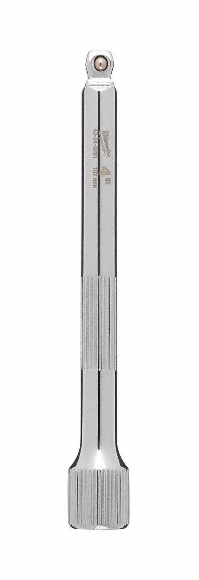 MILWAUKEE Socket Extension: 1/4 in Input Drive Size - Flex & Wobble Hand Socket Extensions