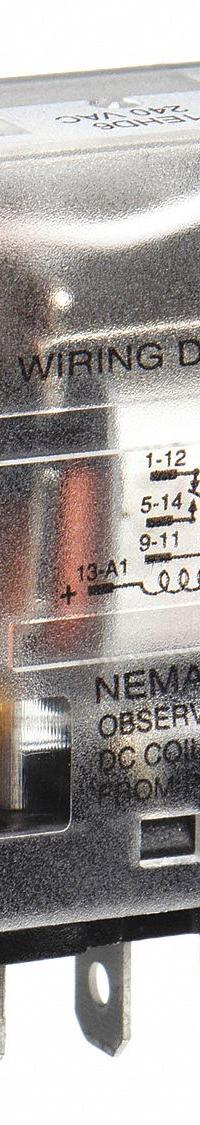 DAYTON General Purpose Relay: Socket Mounted, 15 A Current Rating, 240V AC, SPDT, 5 Pins/Terminals (MPN 1EHD6). Key specifications — Brand: DAYTON; Base Type: Square; Mounting Style: Plug-In; Manufacturer Part Number: 1EHD6; Series: L Series.