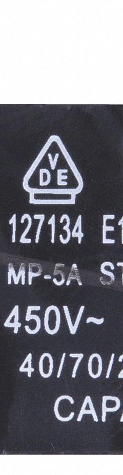 FRIGIDAIRE Capacitor: Capacitor, 5304472609. Key specifications — For Use With Mfr. Model Number: FAM187S2AB; Manufacturer Part Number: 5304472609; Product Type: Capacitor.