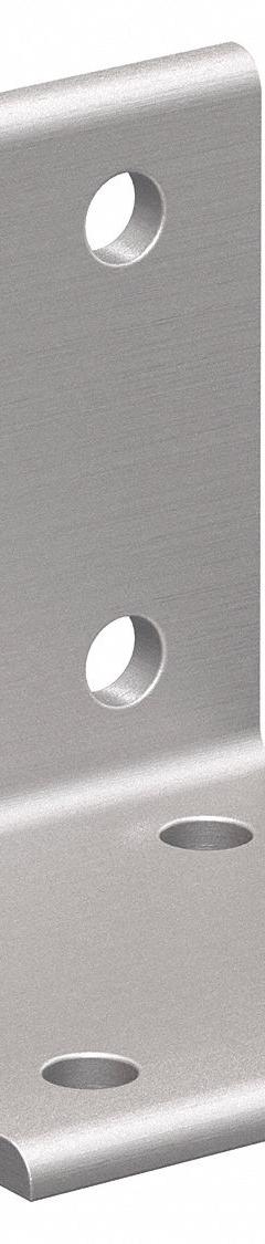 Inside Corner Bracket: Inside-Corner Bracket, 15 Series, 3 in x 2 13/16 in x 3 in, 8 Holes, Silver (MPN 4304). Key specifications — Material: Aluminum; Brand: 80/20; Finish: Anodized.