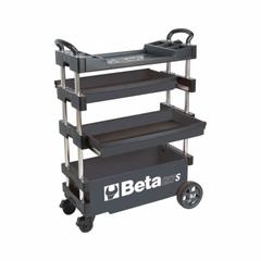 BETA Tool Utility Cart: Gray / Gray Drawer, 39 in Wd, 15 3/8 in Dp, 27 1/2 in Ht, No Lid, Keyed (MPN C27S-G). Key specifications — attr1116772: BETA; attr1116768: Keyed.