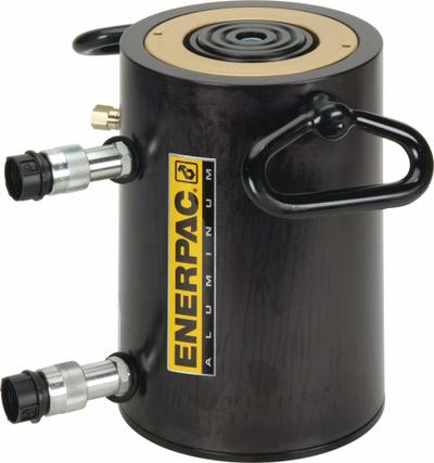 ENERPAC Hydraulic Ram: Double Acting, 150 ton Nominal Capacity, 4 in Nominal Stroke Lg - Lightweight Rams