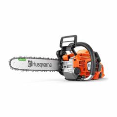 HUSQVARNA Gas-Powered Chainsaw: 14 in Bar Lg, Rear Handle, Auto Chain Oiler, 2.6 hp Horsepower (MPN 540XP Mark III). Key specifications — Engine Cycle: 2-Cycle; Brand: HUSQVARNA.