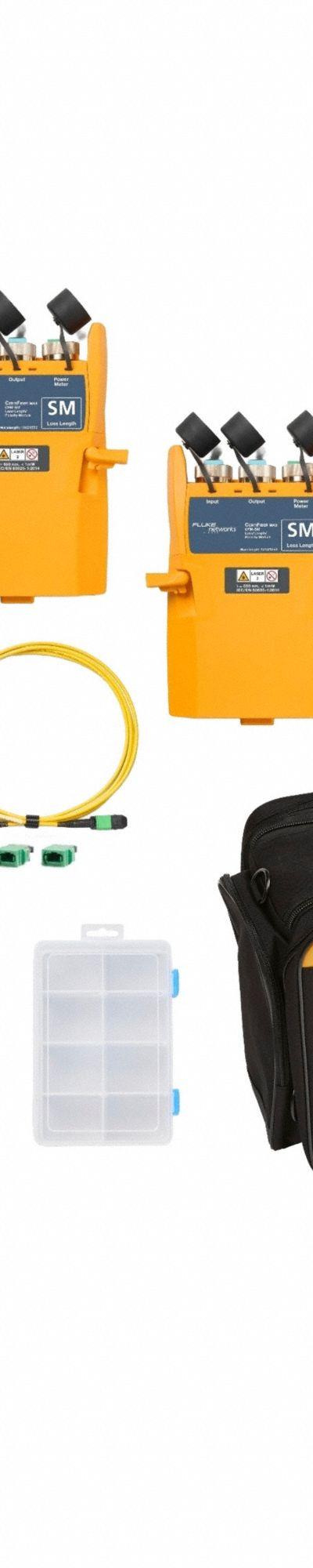 FLUKE NETWORKS Fiber Optic Tester: Fiber Optic Tester - Optical Power Meters & Kits for Loss Testing
