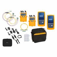FLUKE NETWORKS Fiber Optic Tester: Fiber Optic Tester, MMC/MPO, LCD Touchscreen, Digital, CFM-100S. Key specifications — Product Type: Fiber Optic Tester; Includes: (2) Power Supplies; Manufacturer Part Number: CFM-100S; Adapters Included: (2) Camera MPO to Single Tip Adapters; Brand: FLUKE NETWORKS; Connector Type: MMC; Testing Functions: Optical Power Measuring; _Model Features: Standard Power (-65 to +10 dBm).