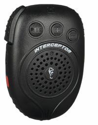 EARPHONE CONNECTION Bluetooth Speaker Microphone: Fits Universal, 3.5 mm Jack, 0 in Cord, IP66 (MPN Interceptor 00). Key specifications — Compatible Radio Series: Bluetooth-Enabled Radios; Color: Black; Radio Connector Type: Bluetooth; Brand: EARPHONE CONNECTION; Manufacturer Part Number: Interceptor 00; Push To Talk: Yes.