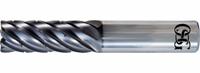 OSG Square End Mill: Carbide, EXO Coated, 7 Flute, 1/2" Mill Dia, 1-1/4" LOC, 3" OAL (MPN VGM7-2063)