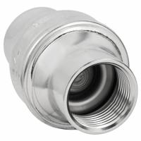 BONOMI Check Valve: Swing, Inline Valve Body, 1 1/2 in Pipe Size, FNPT x FNPT, 316 Stainless Steel (MPN S250-1-1/2"). Key specifications — Brand: BONOMI.