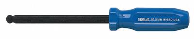 EKLIND General Purpose Ball End Hex Screwdriver: SD Ball-Hex, Long Lg, Alloy Steel - Ball End Hex Screwdrivers