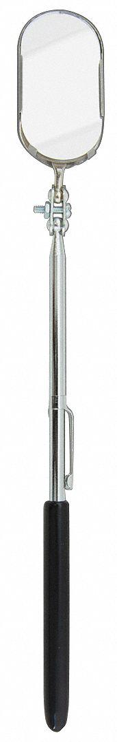ULLMAN Inspection Mirror: 2 in L x 1 in W Mirror Size, Mirr. Mat. Glass, Mirr. Shp. Oval (MPN B-2). Key specifications — attr1004918: ULLMAN; attr1004923: Vinyl.