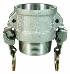 Cam and Groove Coupling: 4 in Coupling Size, 4 in Hose Fitting Size, 4 in -8 Thread Size, Nitrile (MPN AB400EZ). Key specifications — Thread Size: 4 in -8; Fitting Type: MNPT; Gasket Material: Nitrile; Brand: DIXON VALVE & COUPLING.