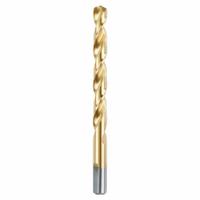 MILWAUKEE Jobber Length Drill Bit: 3/8", 135° Split Point, TiN-Coated HSS, Parabolic Flute (MPN 48-89-2221). Key specifications — attr1225567: 0.3750.