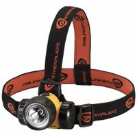 Intrinsically Safe Headlamp: 270 lm, 8 hr Run Time at Max. Brightness, 150 m Max Beam, 1 Light Ouput (MPN 61200). Key specifications — Brand: STREAMLIGHT; Battery Requirements - Broad: 3 AA.