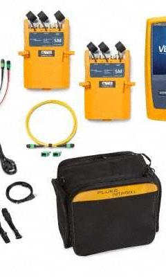 FLUKE NETWORKS Fiber Optic Tester: Fiber Optic Tester, CFM-100S/GLD, Multi-Mode/Single-Mode, MMC/MPO. Key specifications — Brand: FLUKE NETWORKS; Product Type: Fiber Optic Tester; Fiber Mode Measured: Multi-Mode; End 1 Connection Type: MPO; Includes: Cube Soft Case; Manufacturer Part Number: CFM-100S/GLD.