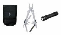 GERBER Maintenance Kit: Multi-Tool Plier, 14 Tools, 14 Functions, 5 1/8 in Closed Lg, Gray, MP600 (MPN G07570N). Key specifications — attr15951: GERBER; attr10311: MP600 Woods/Flash light Combo; attr10312: Gray; attr15963: Stainless Steel; attr15971: Multi-Tool Plier; attr15972: Wire Crimper; attr15977: Slide-Out; attr15981: MP600.