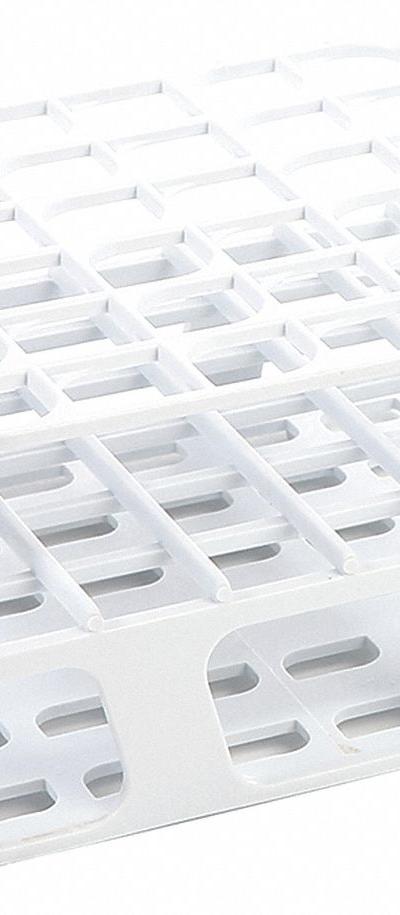 HEATHROW SCIENTIFIC Tube Rack: 2 3/8 in Overall Wd - Lab Storage Racks