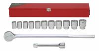 WRIGHT TOOL Socket Wrench Set: 3/4 in Drive, 13 Piece, 12-Point, SAE, 7/8 in to 1 5/8 in (MPN 614). Key specifications — attr1224269: 3/4 in; attr1204638: Drive Tools Included; attr1204650: 7/8 in to 1-5/8 in; attr1204658: No; attr1204673: Socket Bits Not Included; attr1204681: Wrenches Not Included; attr1204688: WRIGHT TOOL; attr1224230: Friction.