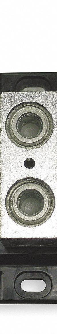 BUSSMANN Power Distribution Block: Open, Lug, Lug, 6 AWG – 350 kcmil For Line Side Wire Sizes (MPN 16303-1). Key specifications — attr1361688: Surface; attr1308686: BUSSMANN; attr1361672: Copper.