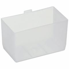 AKRO-MILS Bin Cups: 2 3/4 in x 5 in x 3 in, Not Electrostatic Discharge Conductive, Clear, Plastic (MPN 30102). Key specifications — ESD Conductive: Not Electrostatic Discharge Conductive; Compatible Grainger Part Number: 5W848; Color: Clear; Material: Plastic; Compatible Manufacturer Model Number: 30150; For Bin Type: Shelf Bin; Brand: AKRO-MILS.