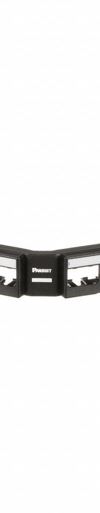 Patch Panel: 1 Rack Units, 24 Ports, Angled, Label Pocket/Not Numbered, Unshielded, Front Access (MPN CPPLA24WBLY). Key specifications — Brand: PANDUIT; Compatible Adapter Type: Panduit Mini-Com Modules; Material: Steel; _Access Type: Front Access; _Port Labeling: Not Numbered; _Series: Mini-Com; _Shielded: Unshielded.