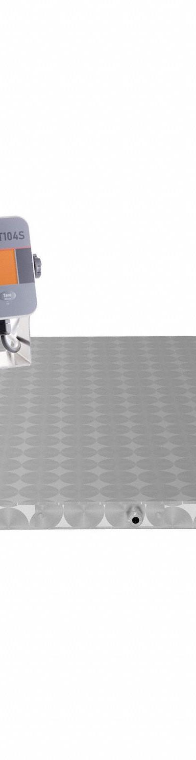 B-TEK Floor Scale: 10,000 lb Wt Capacity - Floor Scales