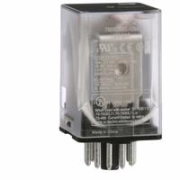 SCHNEIDER General Purpose Relay: Socket Mounted, 10 A Current Rating, 120V AC, 3PDT, B Socket (MPN 750XCXRC-120A). Key specifications — Brand: SCHNEIDER; Base Type: Octal; Mounting Style: Plug-In; Pin Shape: Round; Electrical Connection: 11-Pin Terminal; Manufacturer Part Number: 750XCXRC-120A; Operating Current: 10 A at 28V DC-1 (1 NO Resistive Load Conforming to IEC); Series: 750R Series.