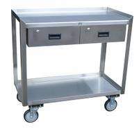 JAMCO Corrosion-Resistant Stainless Steel Mobile Workstation: Fixed Ht, 36 in x 18 in (MPN YR136U500). Key specifications — Brand: JAMCO.