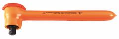 FACOM Hand Ratchet: Round, Not Reversible, 7 in Overall Lg, 5° Min Arc Swing, 3/8 in Drive Size (MPN FT-J.151AVSE). Key specifications — attr1205598: Not Reversible; attr1205605: Quick-Release Included; attr1228094: Proto; attr1205607: Round; attr1205624: FACOM.