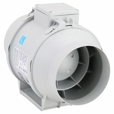 SOLER & PALAU In-Line Duct Fan: 293 cfm Max., 6 in Duct, 65 W, 120V AC, 1 Ph, IP44 - General Purpose Inline Duct Fans