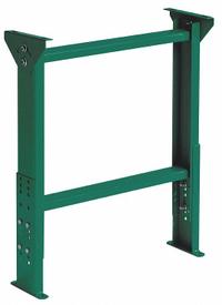 ASHLAND CONVEYOR Conveyor Support Stand: For 31 in Between Frame Wd, 17 1/8 in Min. Ht, Steel, Green (MPN 4BH30M21B31). Key specifications — Stand Material: Steel; Color: Green; Brand: ASHLAND CONVEYOR.