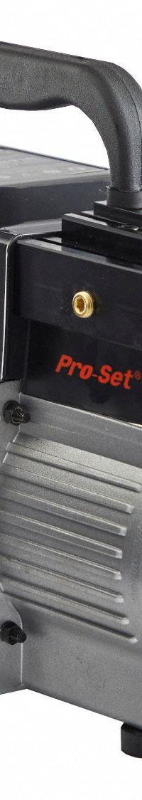 PRO-SET Refrigerant Recovery Machine: Handle, 0.5 lb/min Vapor, 7.8 lb/min Liquid, 2/3 hp (MPN TRS21). Key specifications — Brand: PRO-SET; Mobility: Handle.