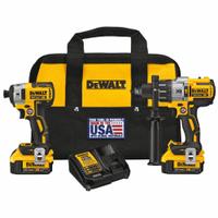 DEWALT Cordless Tool Combination Kit: 2 Tools, Hammer Drill/Impact Driver, 20 V DC Volt, 20V MAX* (MPN DCK299M2). Key specifications — attr1176460: Hammer Drill.
