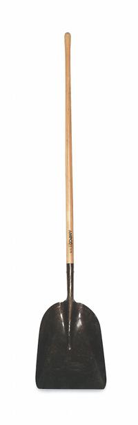 AMPCO Non-Sparking Scoop Shovel: Non-Sparking, 2 Ribs, Aluminum-Bronze Alloy, 14 in Blade Wd, Yellow (MPN S-79FG). Key specifications — attr979006: Aluminum-Bronze Alloy; attr979016: Non-Sparking Shovel; attr979009: AMPCO; attr979010: Yellow.