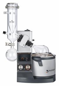 HEIDOLPH Rotary Evaporator: Motor, 5 L, 10 RPM to 280 RPM, 1,300 W Heating Capacity, G5 Condenser (MPN 036041013). Key specifications — Brand: HEIDOLPH; Height Adjustment Method: Motor; Included Glassware Series and Type: G5 Condenser; Vacuum Controller: No; Vapor Temperature Sensor: No; Features: USB and Micro SD Interfaces.