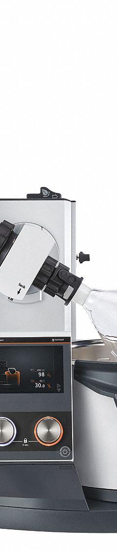 HEIDOLPH Rotary Evaporator: Motor, 5 L, 10 RPM to 280 RPM, 1,300 W Heating Capacity, G5 Condenser (MPN 036041013). Key specifications — Brand: HEIDOLPH; Height Adjustment Method: Motor; Included Glassware Series and Type: G5 Condenser; Vacuum Controller: No; Vapor Temperature Sensor: No; Features: USB and Micro SD Interfaces.