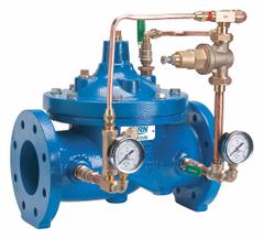 ZURN WILKINS Automatic Control Valve: 4 in Nominal Pipe Size, Flanged, 15 psi to 120 psi (MPN 4-ZW209). Key specifications — Body Material: Ductile Iron; Brand: ZURN WILKINS.