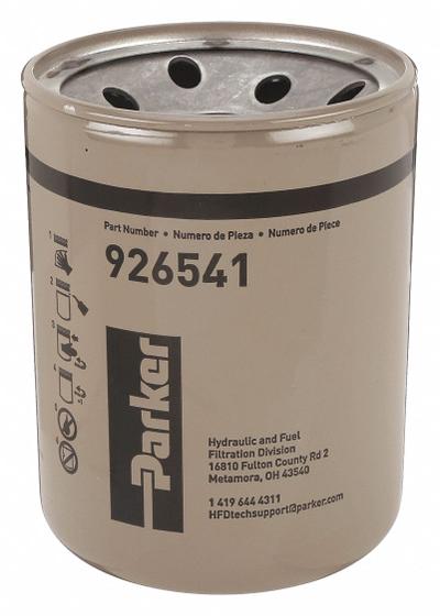 Parker Hydraulic Filter Element: 50 gpm Max. Flow, 150 psi Max. Pressure, Paper - Replacement Canisters for Return Line Hydraulic Filters