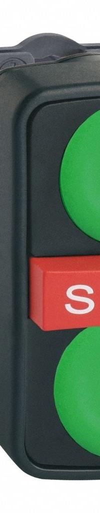 SCHNEIDER ELECTRIC Multihead Operator: 3 Buttons, 22 mm, 2NO/1NC, Non-Metallic (MPN XB5AA731327). Key specifications — AC Contact Rating: 3 A @ 240 V; Action: Momentary/Momentary/Momentary; DC Contact Rating: 0.1 A @ 600 V; Legend: I/Stop/II; Operator Illumination: Non-Illuminated; Product Type: Multihead Operators; Series: XB5; Manufacturer Part Number: XB5AA731327.