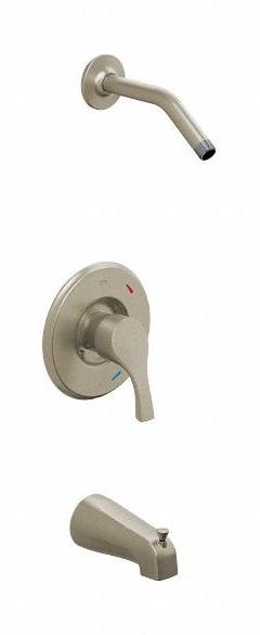 CFG Tub and Shower Faucet: T58913, 1.75 gpm Fixed Showerhead Flow Rate, Nickel (MPN T58913NHBN). Key specifications — Series: T58913.