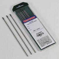 WESTWARD Tungsten Electrode: Pure Tungsten, 0.04 in x 7 in, Green, EWP, 10 PK (MPN 31GH87). Key specifications — Brand: WESTWARD; Overall Length: 7 in; AWS Classification: EWP; Welding Current Designation: AC; Color: Green.