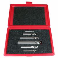 CLEVELAND Spotting and Centering Drill Set: 6 Pc, 1/4 in to 1 in, 90°, High Speed Steel (MPN C24173). Key specifications — attr1301272: CLEVELAND.