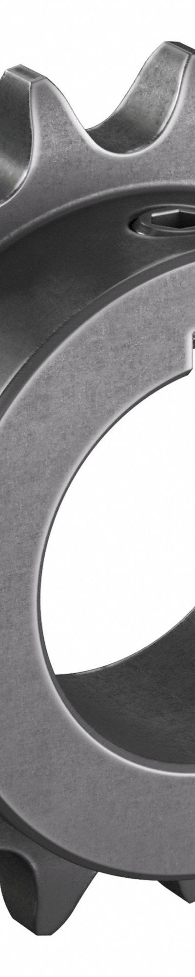 TSUBAKI Single Strand Sprocket: 40 - Size 40 Fixed-Bore Roller Chain Sprockets