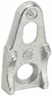 Back Spacer: 3/4 in Trade Size, Iron, IMC/RMC (MPN 1343). Key specifications — Manufacturer Part Number: 1343; Color: Gray; Compatible Conduit Trade Size: 3/4 in; Compatible Conduit Type: IMC; RMC; Compatible Nominal Conduit/Pipe Size: 3/4 in; 1 in; Compatible Pipe Size: 3/4 in.