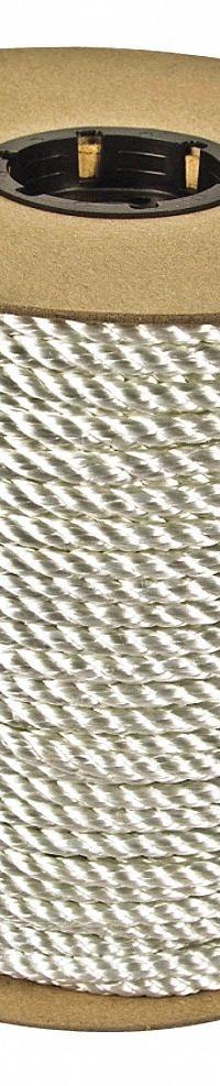 APPROVED VENDOR General Purpose Utility Rope: Twisted, 3/8 in Dia, 755 lb Working Load Limit, Nylon (MPN 430120-WHT-00600-05123). Key specifications — Brand: APPROVED VENDOR; Rope Type: Dynamic.