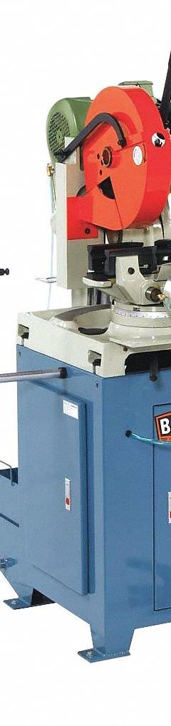 BAILEIGH INDUSTRIAL Cold Saw: Semi-Auto, 14 in Blade Dia. - English, 356 mm Blade Dia. - Metric (MPN CS-355SA). Key specifications — attr1255339: 220V AC; attr1255338: BAILEIGH INDUSTRIAL.