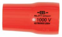 WIHA Insulated Socket: 3/8 in Drive Size, 14 mm Socket Size, 1 1/8 in Overall Lg, 12-Point, Std (MPN 31514). Key specifications — attr1204321: Not Tether Capable; attr1204320: Chrome; attr1204316: WIHA.